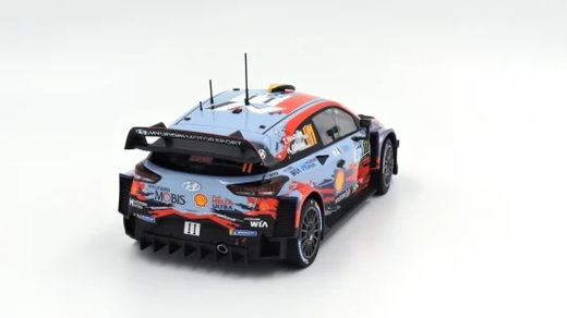 Maquette voiture de course : Hyundai I20 Coupe WRC Tour de Corse 2019 ‐ 1/24 - Belkits 014
