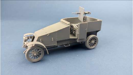 Maquette militaire : Voiture blindée française modèle 1914 (type ED) 1/35 - Copper State Models 35013