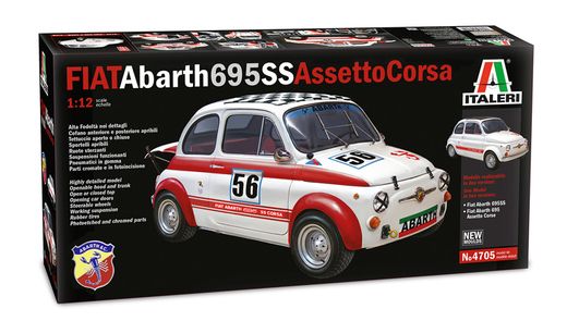 Maquette voiture de collection : FIAT Abarth 695SS - 1:12 - Italeri 04705