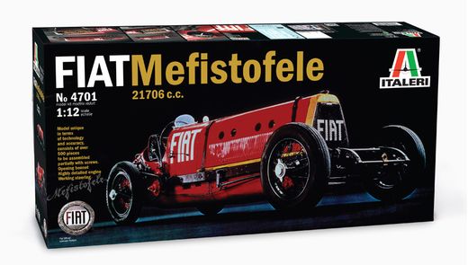 Maquette voiture de collection : FIAT Mefistofele - 1/12 - Italeri 4701