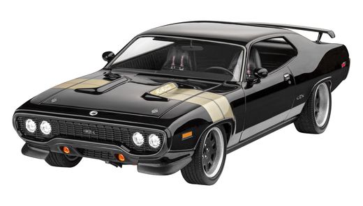 Maquette voiture : Fast & Furious - Dominics 1971 Plymouth Gtx - 1:24 - Revell 07692 7692