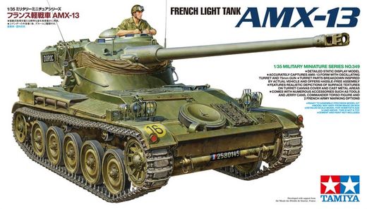 Maquette char d'assaut : AMX-13 75 mm - 1/35 - Tamiya 35349