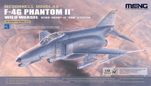 Maquette militaire : McDonnell Douglas F-4G Phantom II Wild Weasel 1/48 - Meng LS-015