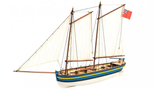 Maquette en bois voilier : Canot HMS Endeavour 1/50 - Artesania Latina 19005
