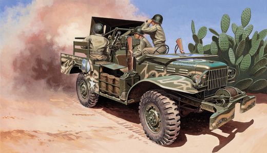 Maquette véhicule blindé : M6 Gun Motor Carriage WC-55 - 1:35 - Italeri 6555