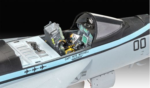 Maquette avion : F/A-18E Super Hornet "Top Gun" - 1:48 - Revell 03864, 3864 - france-maquette.fr