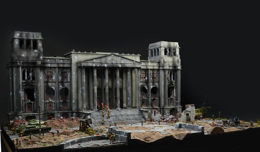 Diorama militaire : Berlin 1945 : Conquête du Reichstag - 1/72 - Italeri 06195 6195