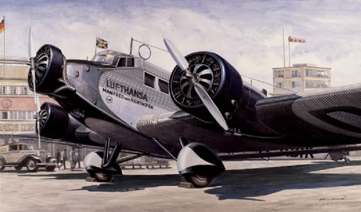 Maquette d'avion : Junkers Ju-52 3/m “Tante Ju” 1:72