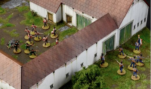 Diorama bataille militaire : Waterloo 1815 La Haye Sainte - 1/72 - Italeri 6197 06197