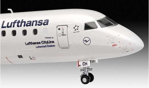 Maquette avion civil : Embraer 190 Lufthansa New Livery - 1:144 - Revell 3883 03883