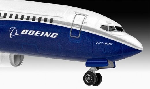 Coffret cadeau maquette avion civil : Model Set Boeing 737-800 1/288 - Revell 63809