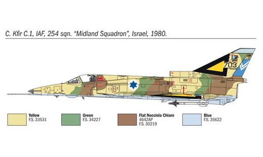 IAI Kfir C2/F‐21 Lion - Italeri 01397