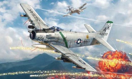 Maquette d'avion : A-1H Skyraider - 1:48 - Italeri 02788 2788