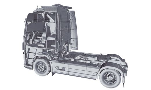 Maquette camion : Volvo FH4 Globetrotter XL - 1:24 - Italeri 03940