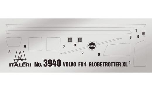 Maquette camion : Volvo FH4 Globetrotter XL - 1:24 - Italeri 03940