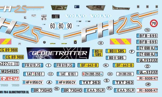 Maquette camion : Volvo FH4 Globetrotter XL - 1:24 - Italeri 03940