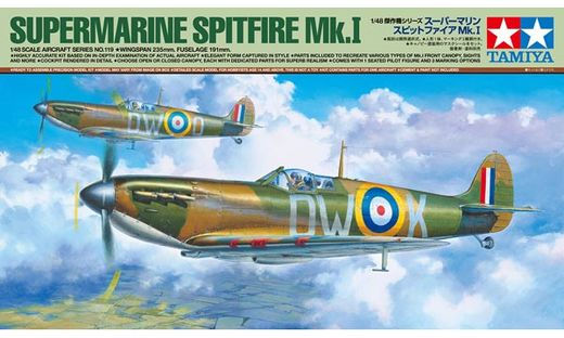 Tamiya 61119 - maquette Spitfire Mk.I 1/48