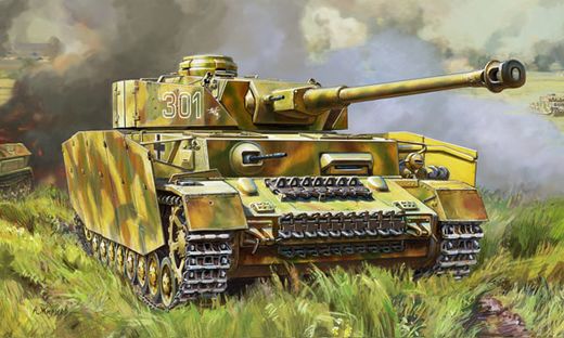 Maquette militaire : Panzer IV Ausf.G - 1/35 - Zvezda 3674, 03674