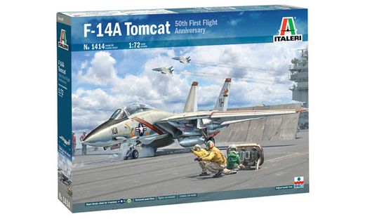 Maquette avion militaire américain : F-14A "Tomcat" - 1/72 - Italeri 01414 1414