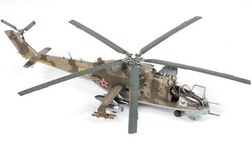 Maquette d'hélicoptère militaire : Mil Mi-24V/VP - 1/48 - Zvezda 04823 4823 - france-maquette.fr