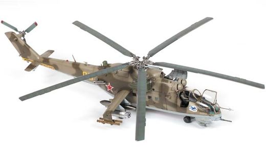 Maquette d'hélicoptère militaire : Mil Mi-24V/VP - 1/48 - Zvezda 04823 4823 - france-maquette.fr