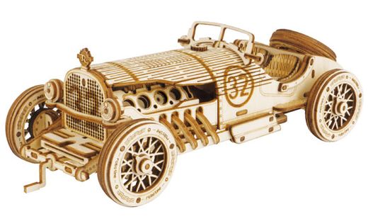 Puzzle 3D / Maquette bois voiture V8 Grand Prix - Robotime