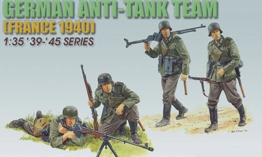 Figurines militaires : Escouade Allemande France 1940 - 1/35 - Dragon 06196 6196