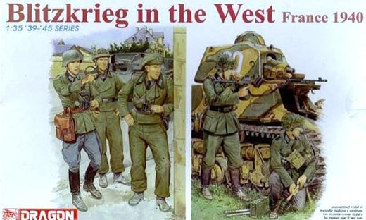 Figurines soldats : Blitzkrieg à l’Ouest France 1940 - 1/35 - Dragon 06347 6347