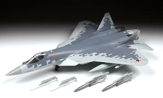 Maquette d'avion militaire : Sukhoï SU-57 Felon - 1/48 - Zvezda 04824 4824