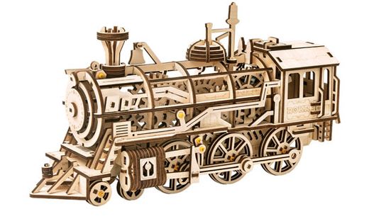 Puzzle 3D / Maquette bois Locomotive - Locomotive LK701