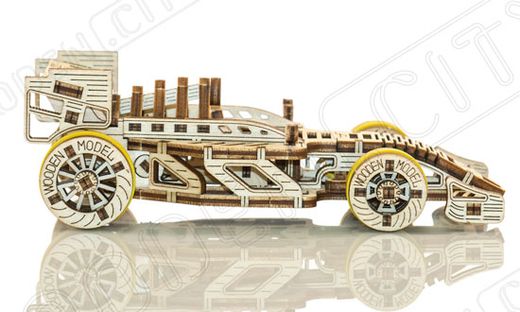 Puzzle 3D / Maquette bois - Formule 1 mécanisée - Wooden City WR326