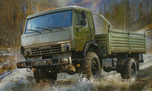 Maquette militaire : Camion Militaire K-4350 - 1/35 - Zvezda 03692 3692