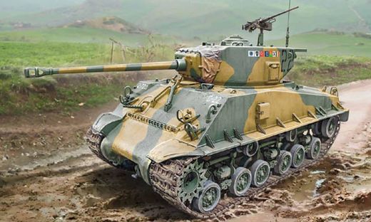 Maquette militaire : M4A3E8 Sherman Guerre de Corée - 1:72 - Italeri 6586 06586