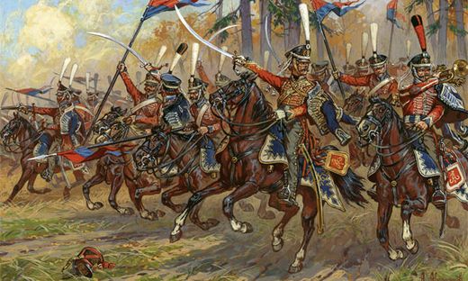 Figurines soldats : Hussards Russes - 1/72 - Zvezda 08055 8055