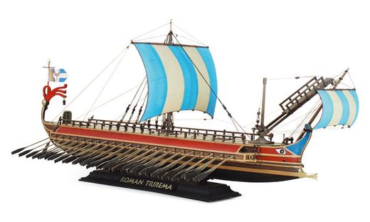 Maquette bateau : Trirème Romaine - 1/72 - Zvezda 8515 08515