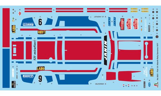 Fiat 131 San Remo 1977 1/24 - Italeri 3621 03621