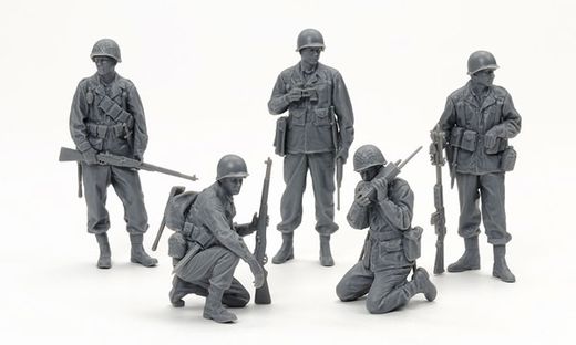 Figurines militaires : Groupe d’éclaireurs US - 1/35 - Tamiya 35379