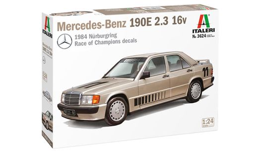 Maquette Mercedes 190 E 2.3 16V ‐ 1/24 - Italeri 3624