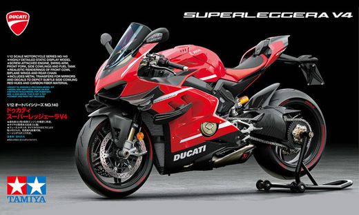 Maquette moto Ducati Superleggera V4 1/12 - Tamiya 14140