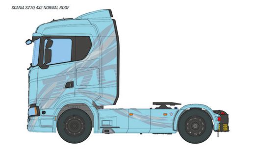 Maquette camion : Scania 770 4x2 cabine basse 1/24 - Italeri 3961