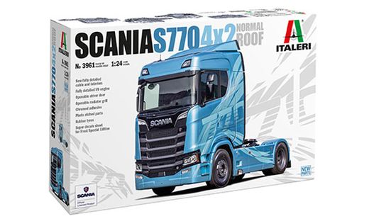 Maquette camion : Scania 770 4x2 cabine basse 1/24 - Italeri 3961