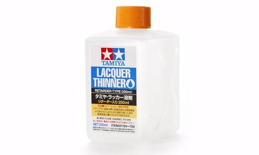 Diluant/retardateur pour peinture laquée 250 ml - Tamiya 87194