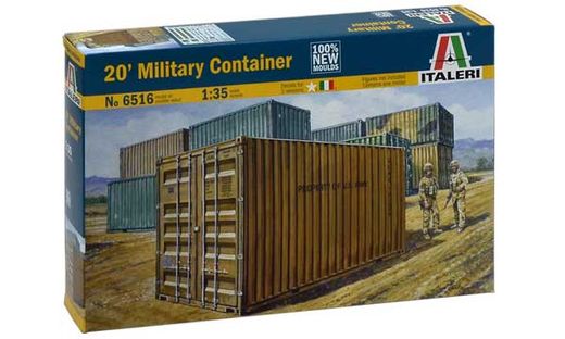 Décor maquette militaire : Container 20' - 1/35 - Italeri 6516