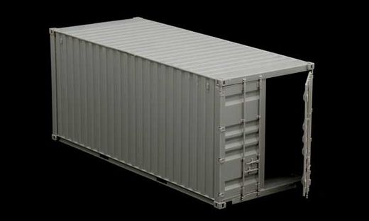 Décor maquette militaire : Container 20' - 1/35 - Italeri 6516