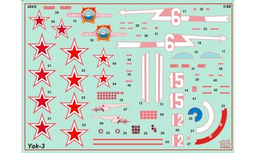 Maquette avion militaire : Yakovlev Yak3 - 1/48 - Zvezda 4814