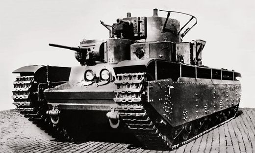 Maquette militaire : Char d'assaut T-35 - 1/100 - Zvezda 06203