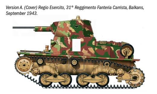 Maquette char militaire : Carro Armato L6/40 1/35 - Italeri 96553