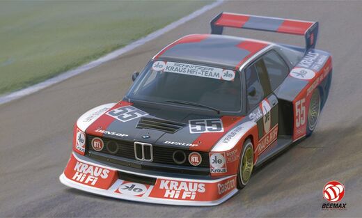 Maquette voiture plastique : BMW 320 E21 Turbo Gr.5 1980 DRM Zolder Westphalia Cup Winner 1/24 - Beemax 24028