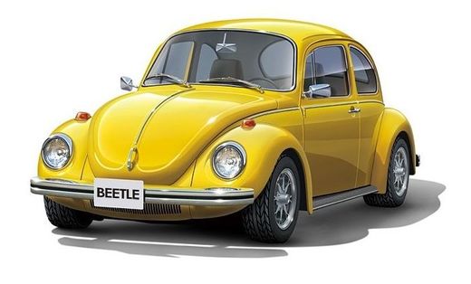 Maquette automobile : Volkswagen Coccinelle 1303S 1973 1/24 - Aoshima 06130