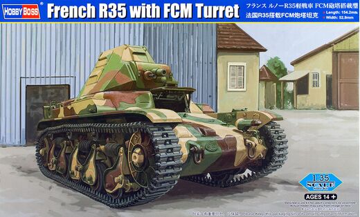 R35 français avec tourelle FCM 1/35 - Hobby Boss 83894